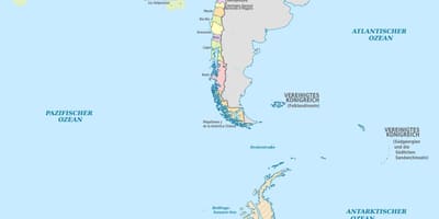 Mapa Chile ostrovy